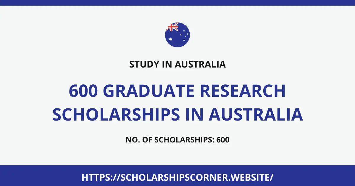 Graduate Research Scholarships, australian scholarships