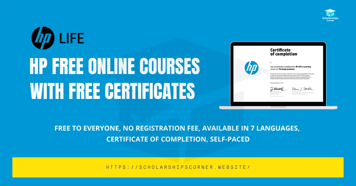 HP courses, hp free courses, free certificationj