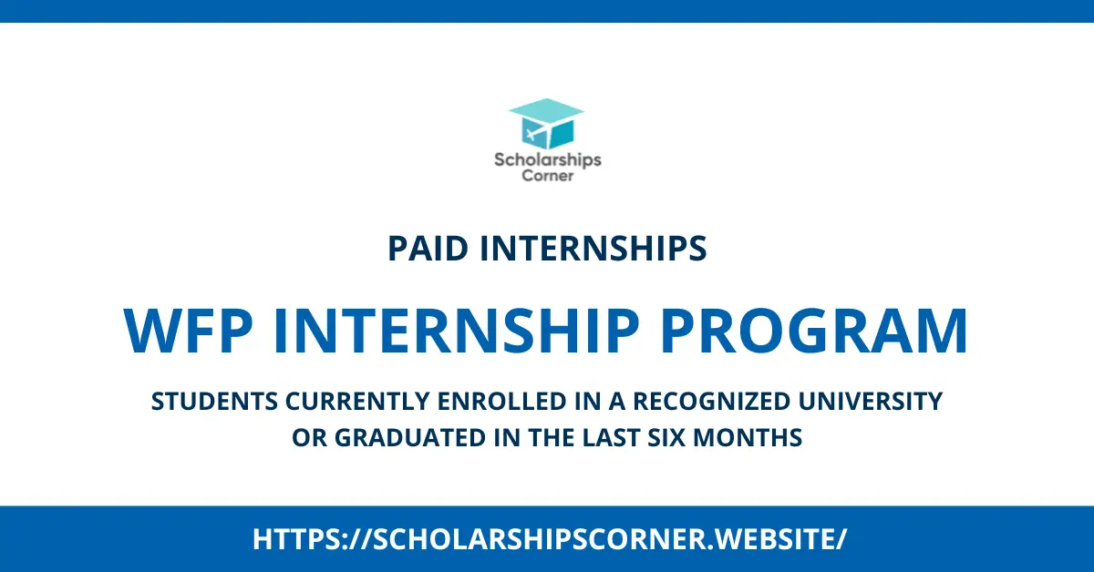 WFP Internship, united nations internship, paid internships