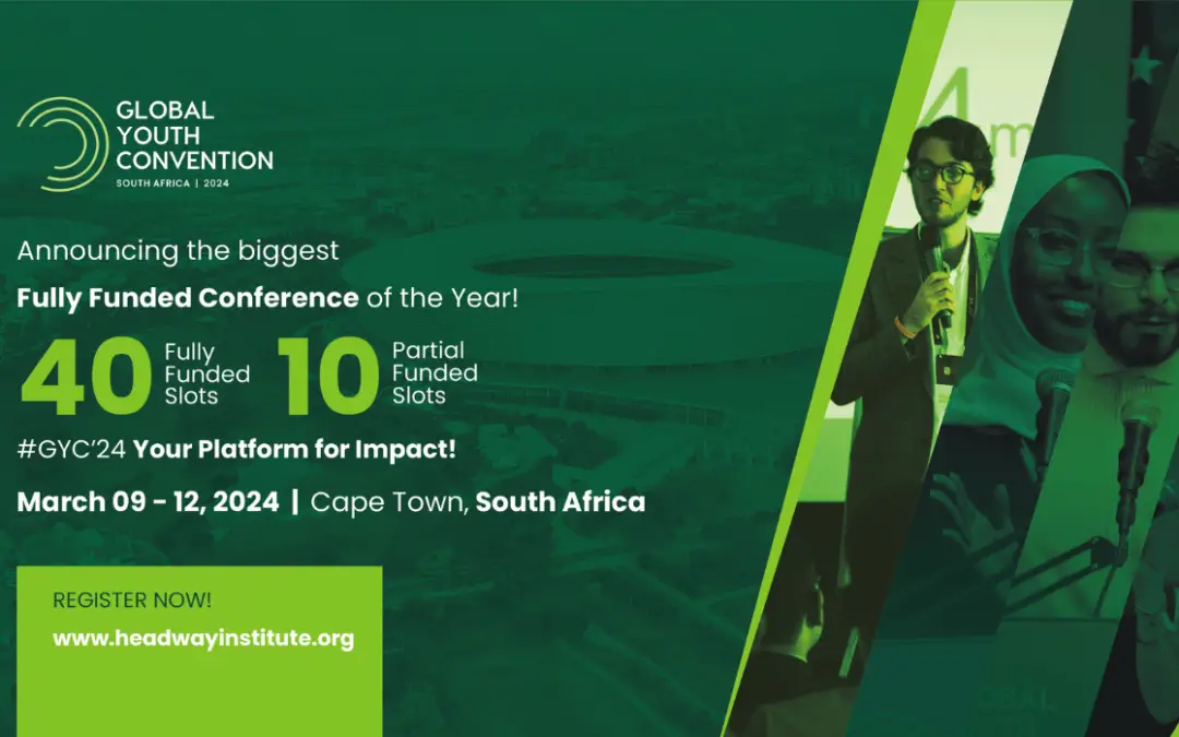Global Youth Convention 2024 in South Africa | 40 Fully Funded Slots
