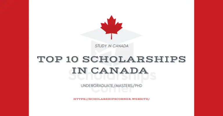 Top 10 Scholarships in Canada