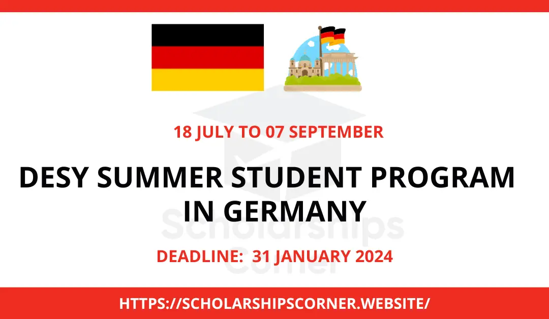 DESY Summer Student Program 2024 in Germany | Internship in Germany