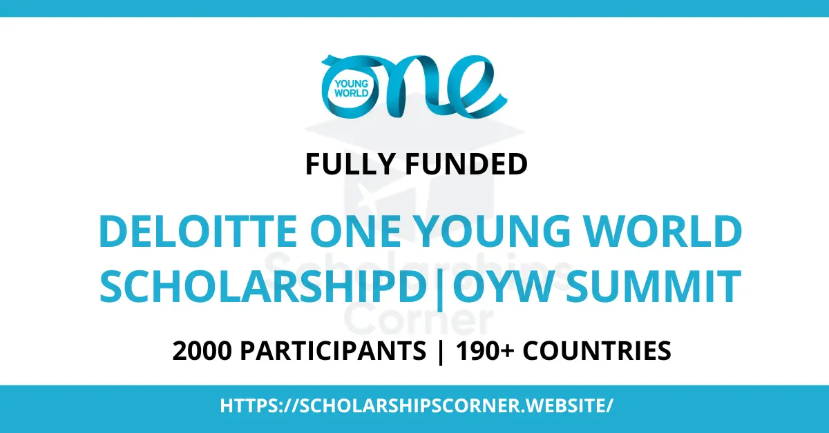 One Young World Scholarship, one yound world summit