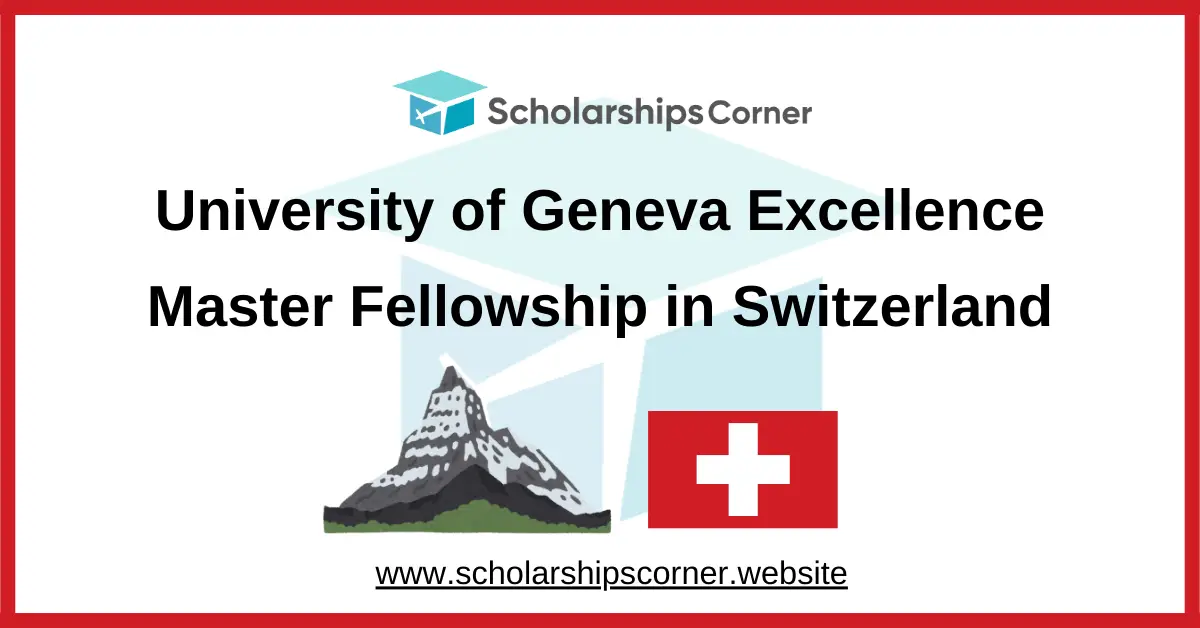 University of Geneva scholarship, switzerland scholarship