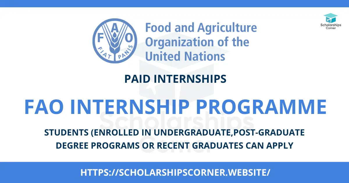 FAO Internship, united nations internships, un internships