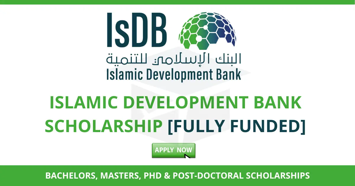 Islamic Development Bank Scholarship, isdb scholarship