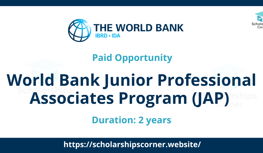 World Bank Junior Professional Associates Program (JAP) 2023-2024
