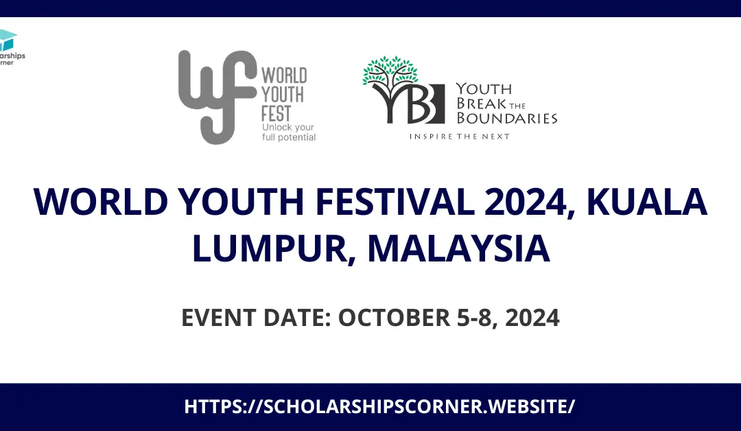World Youth Festival 2024 in Malaysia | Funded