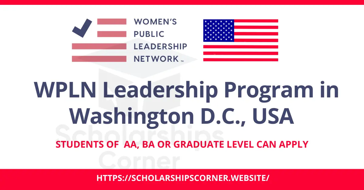 WPLN Leadership Program in USA 2023-24 | Fully Funded