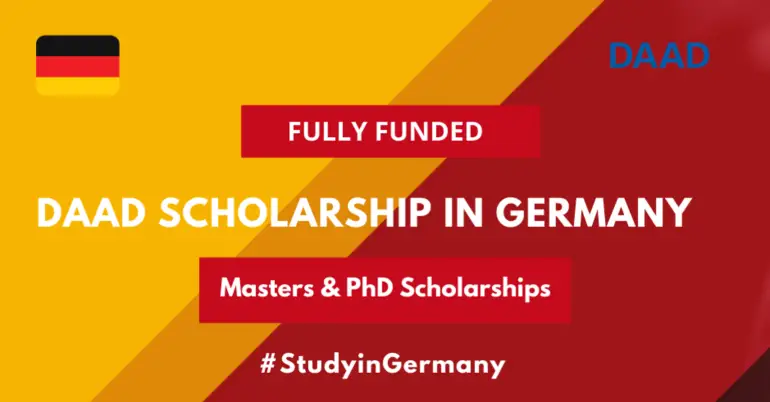 DAAD Scholarship in Germany 2024/25 | Fully Funded
