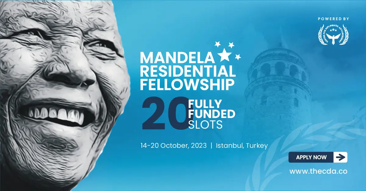 Mandela Residential Fellowship 2023 in Istanbul, Turkey | Fully Funded