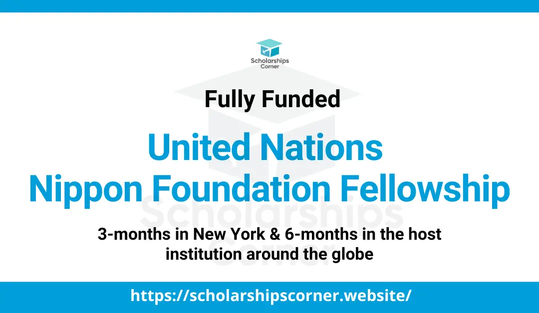 United Nations Nippon Foundation Fellowship 2025 | Fully Funded