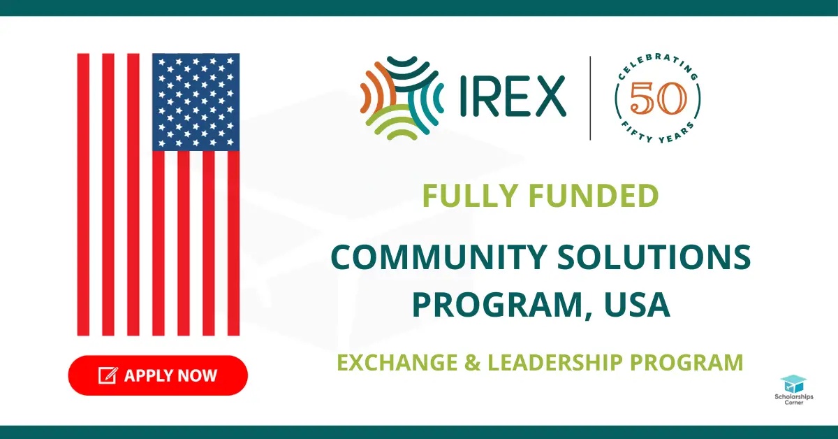 Community Solutions Program 2024 in the USA | Fully Funded