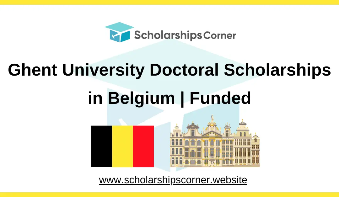 Ghent University Scholarship, belgium scholarships