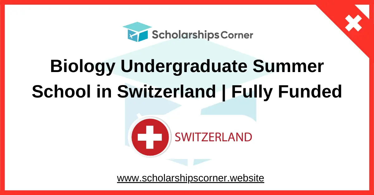 undergraduate summer school, summer scholarships 2025, research internship in switzerland