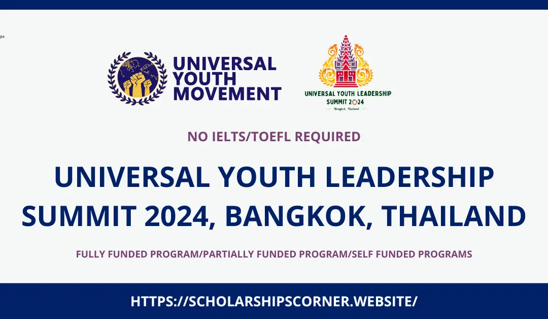 thailand conferences, fully funded conferences 2024, youth summits 2024