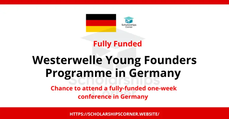 Young Founders Programme, fully funded conference