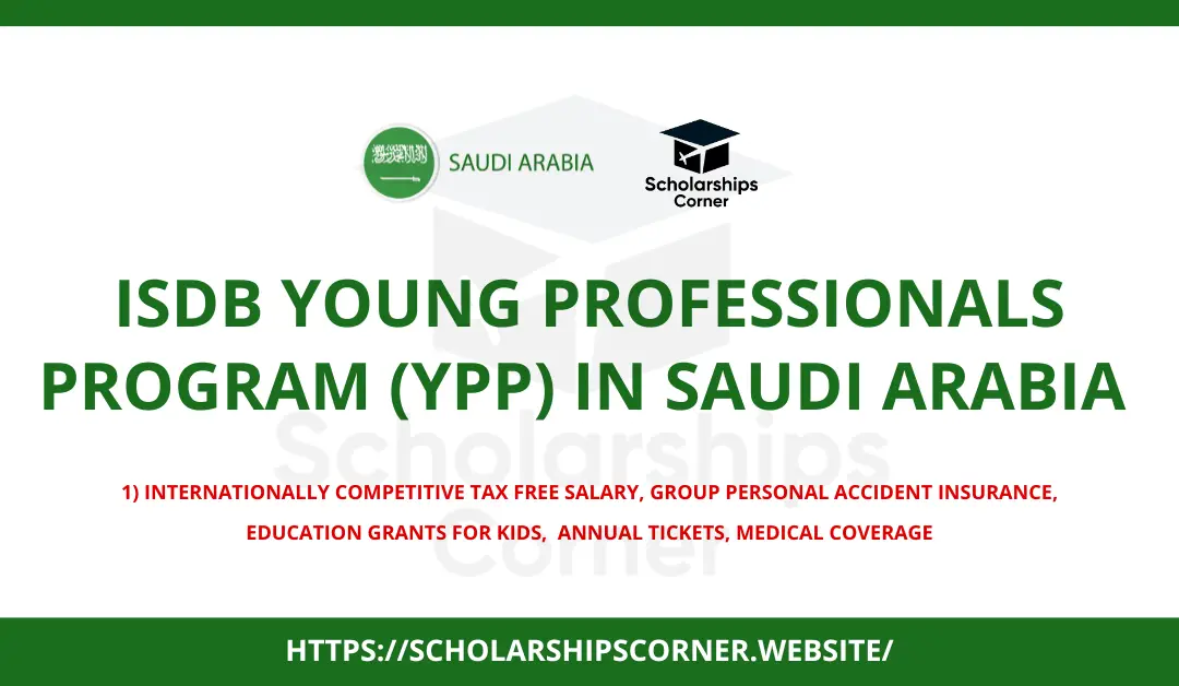 IsDB Young Professionals Program (YPP) 2024 in Saudi Arabia | Fully Funded