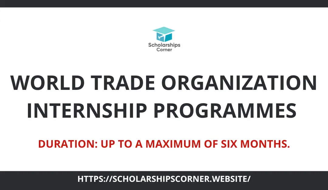 World Trade Organization Internship Programmes 2024 | Apply Now