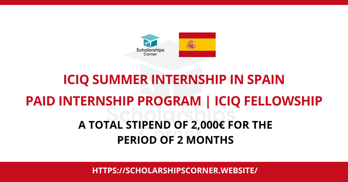 ICIQ Summer Internship in Spain 2024 ICIQ Fellowship