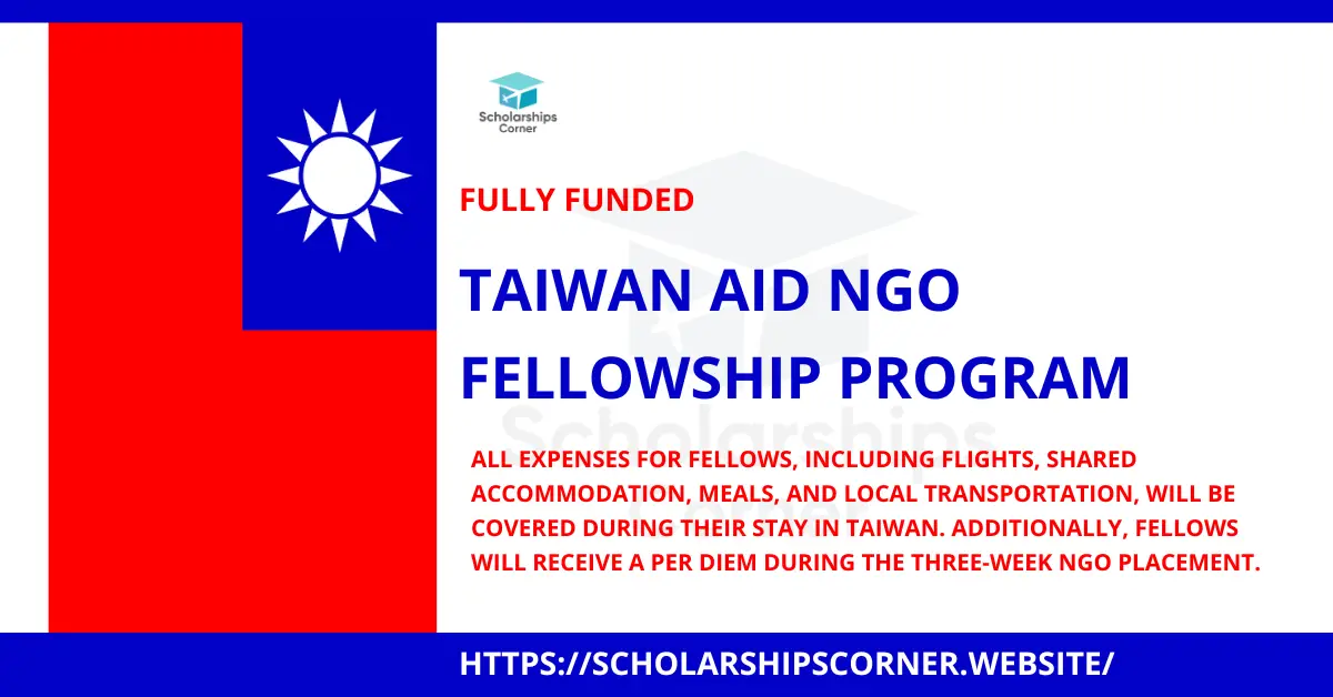 taiwan fellowship, taiwan scholarship, taiwan internship