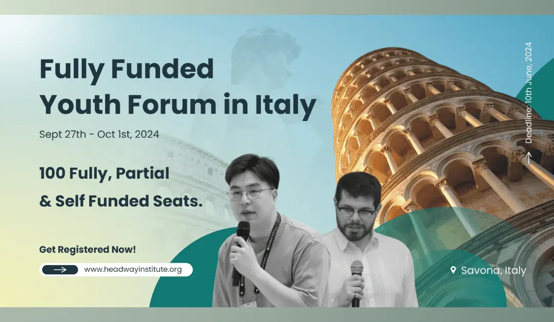 HISA Youth Forum in Italy 2024 | 100 Fully, Partially & Self Funded Seats