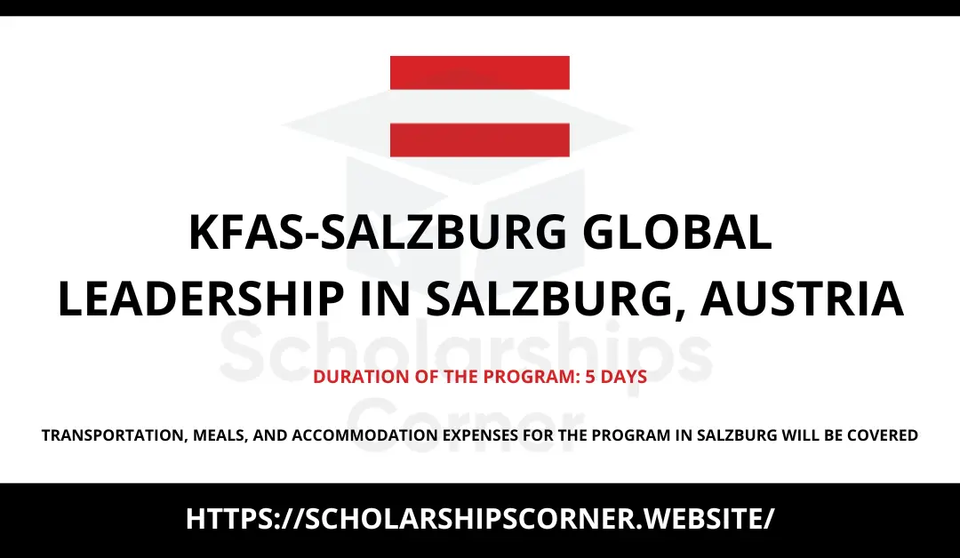 KFAS-Salzburg Global Leadership in Austria 2024 | Funded