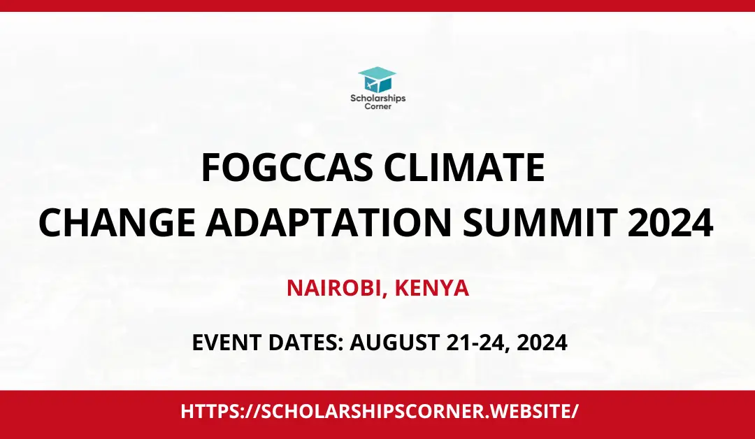FOGCCAS Climate Change Adaptation Summit, climate change summit