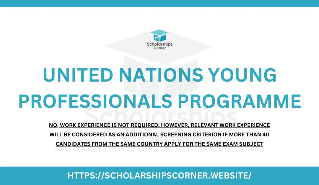 UN Young Professionals Program (YPP) | United Nations Opportunities