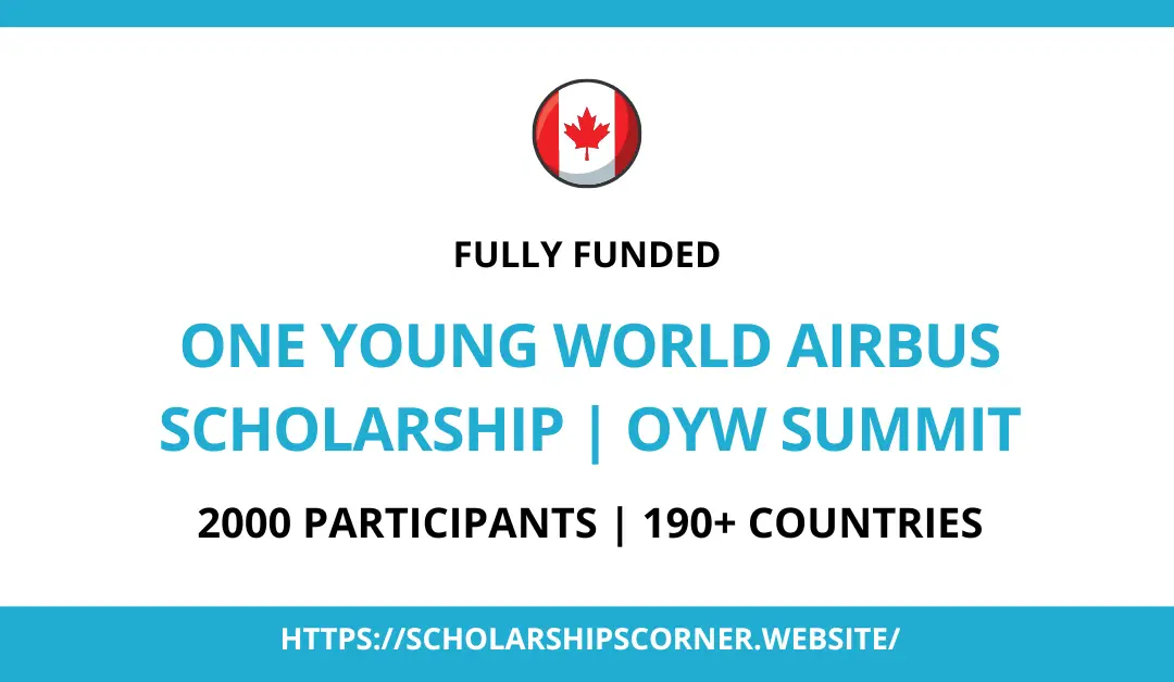 One Young World Airbus Scholarship in Canada | Fully Funded