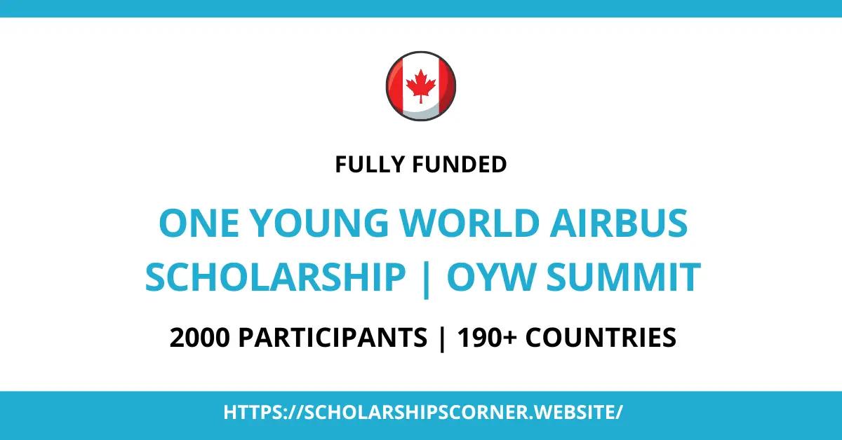 one young world scholarship, one young world summit, air bus scholarship