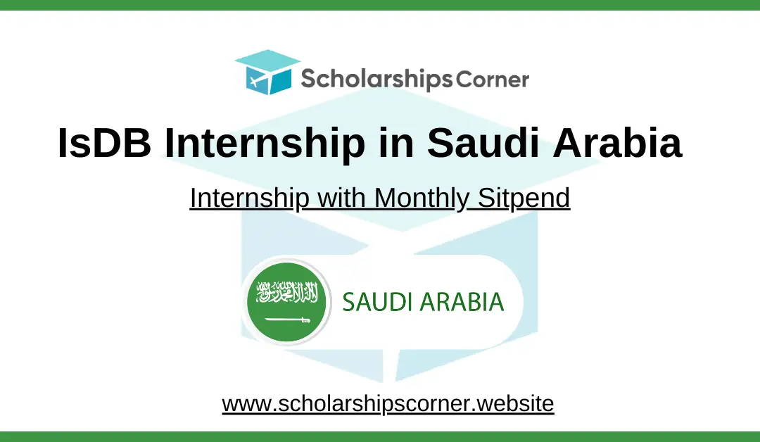 IsDB Internship 2024 in Saudi Arabia | Internship with Monthly Sitpend