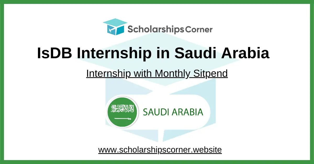 isdb internship, kas internships, saudi arabia internship