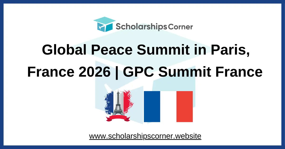 global peace summit, youth summit, fully funded conference