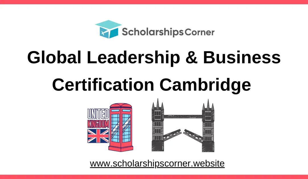 Business Certification Cambridge, cambridge scholarship