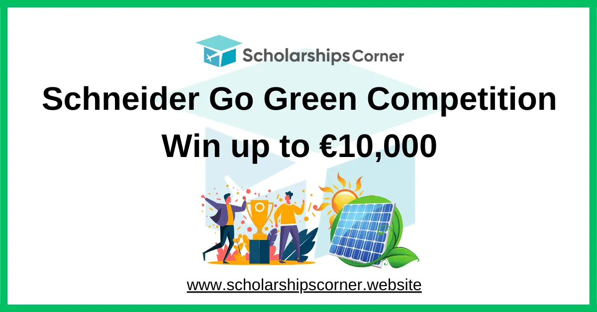 Schneider Go Green Competition, go green challenge