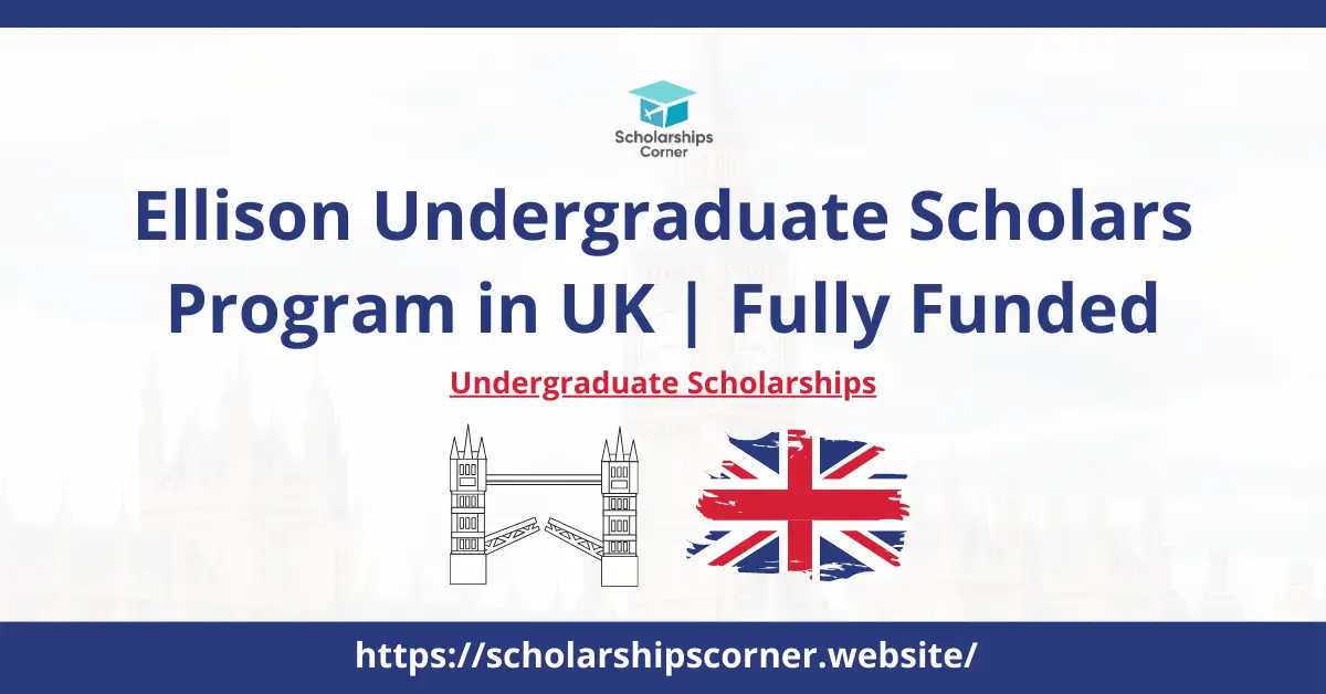 Ellison Undergraduate Scholars Program, oxford scholarship