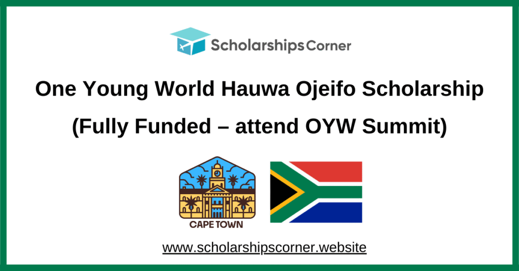 one young world scholarship, one young world summit, youth summit