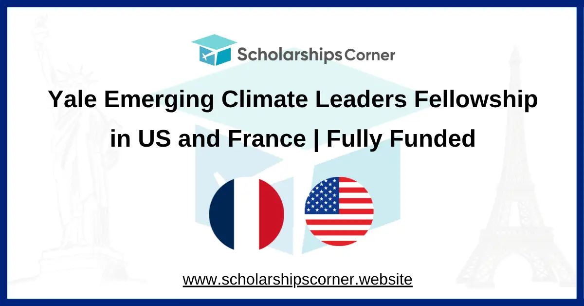 climate leadership fellowship, yale scholarship, fully funded leadership program