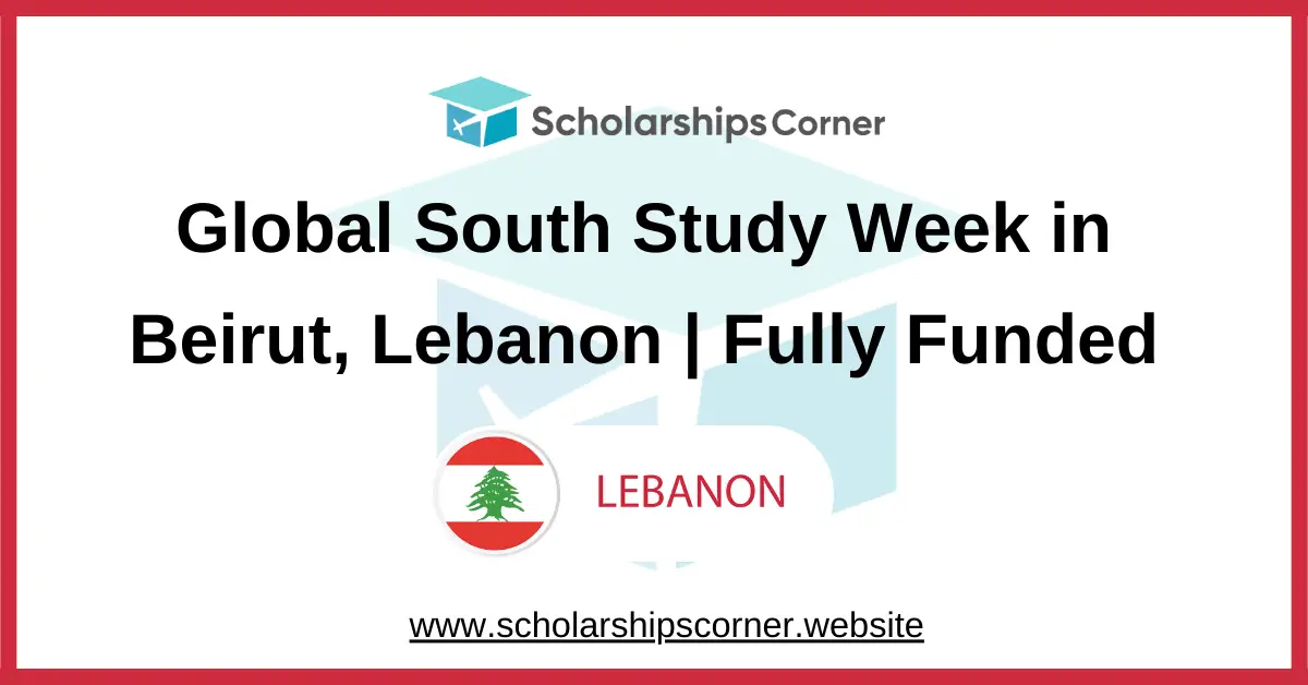 Global South Study Week, fully funded program