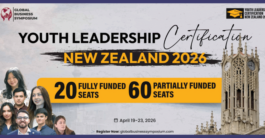 Youth Leadership Certification New Zealand, ylc 2026, youth leadership program