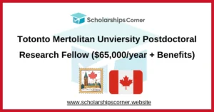 research fellowship, research scholarship, study in canada