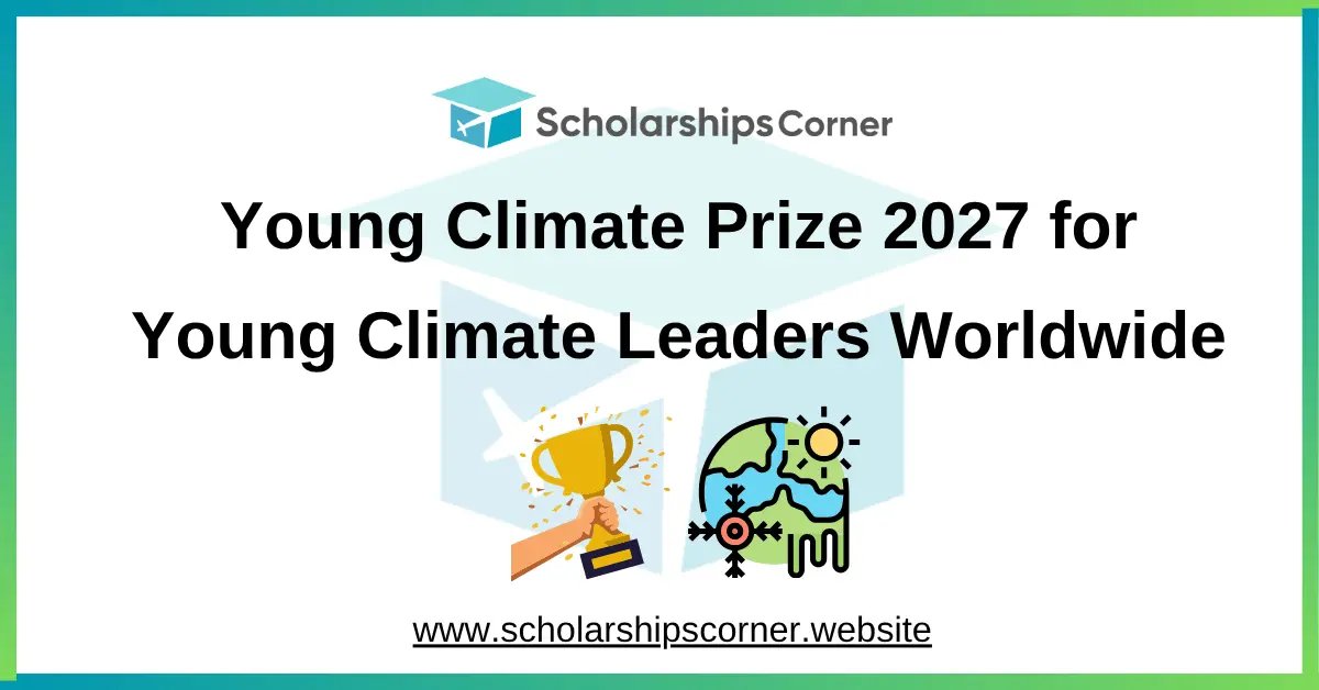 Young Climate Prize 2027, climate change prize