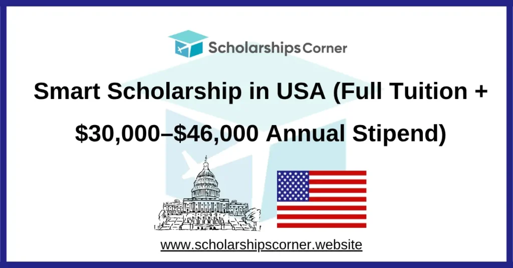 SMART scholarship, stem scholarship, us scholarships