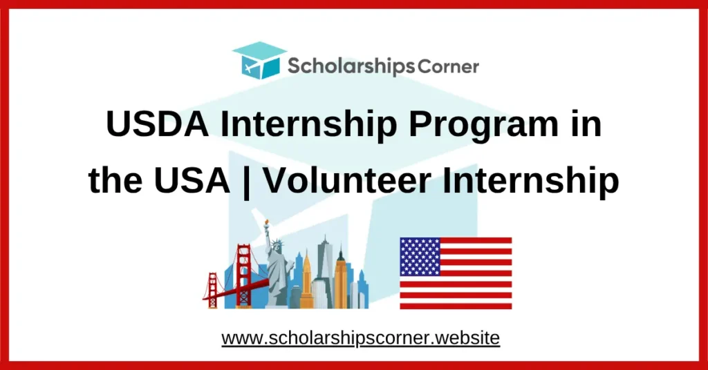 USDA Internship Program, usa internship, paid internship
